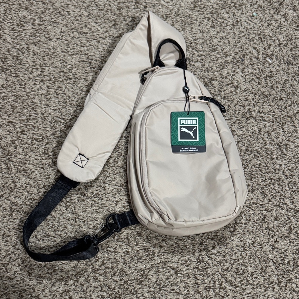 Puma Beige Belt Bag for Men